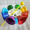 Musical Bell Toy 8 Notes Metal Bells Colorful Musical Toy for Kids Teaching Kindergarten