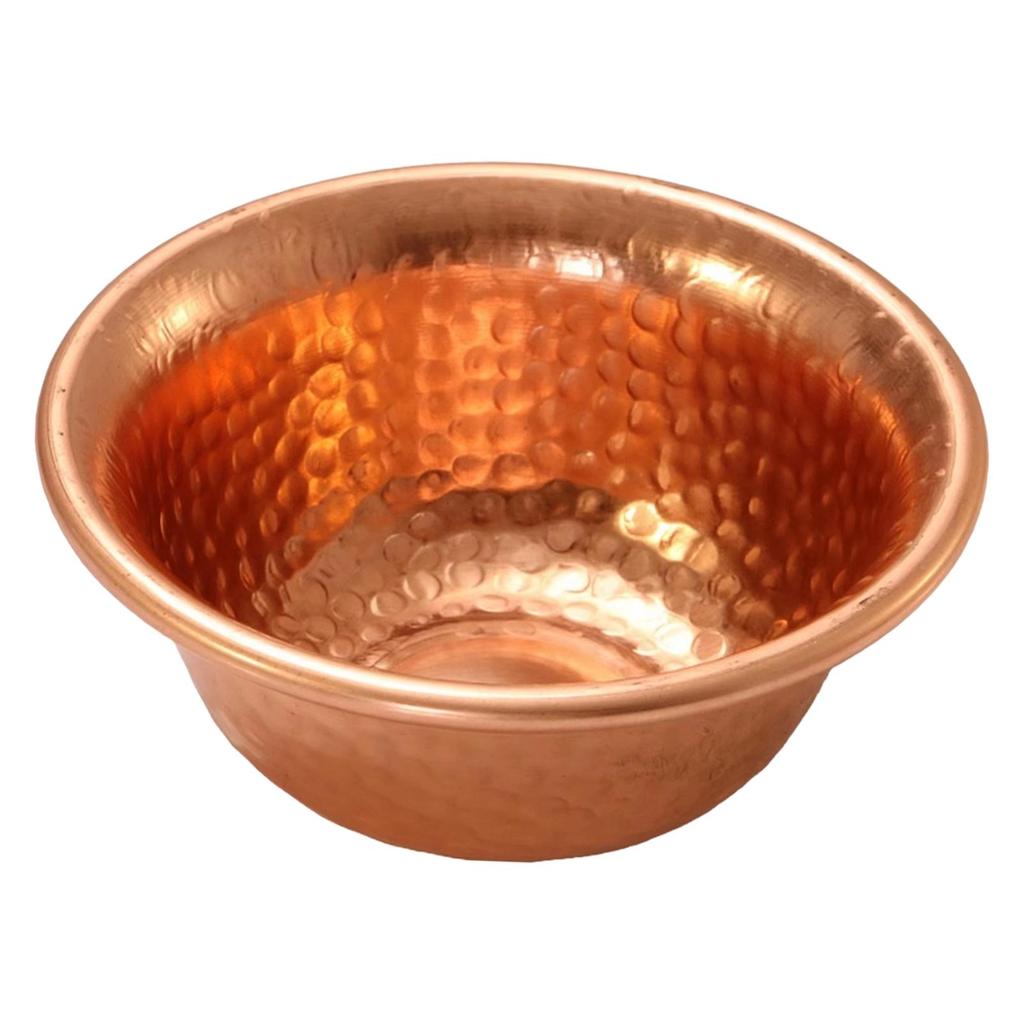 Grote Tibetaanse Kom Handgemaakte Koperen Vereringsbeker Heilige Watercontainer voor Boeddhistische Huismeditatie