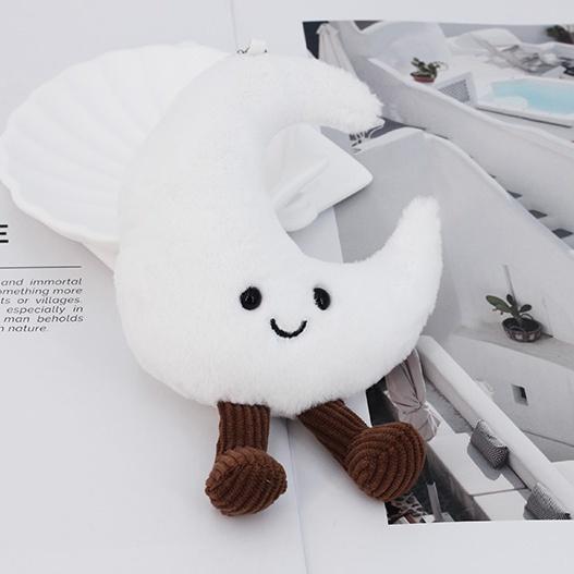 Jucării de pluș meteo creative pentru copii Păpușă de desene animate Soare Lună Nor Drăguță Moale Umplută Design Fulg de Nea Picătură de Ploaie Decor de Festival Cadou