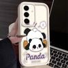 Lovely Baby Panda Print Case For Samsung S26 S25 Ultra S24 S23 S22 Plus S21 FE A15 A16 A17 A35 A36 A37 A54 A55 A56 A57 5G Shockproof Bumper Cover