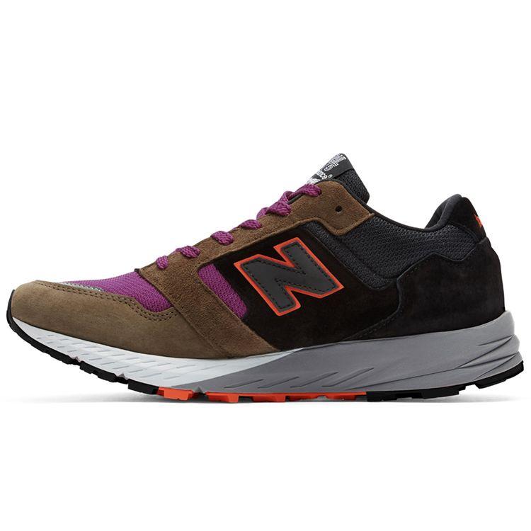 New Balance Nb 575 Classic Trend Shock Absorption Low Top Marathon Running Shoes Unisex Sneaker Brown Purple MTL575KP