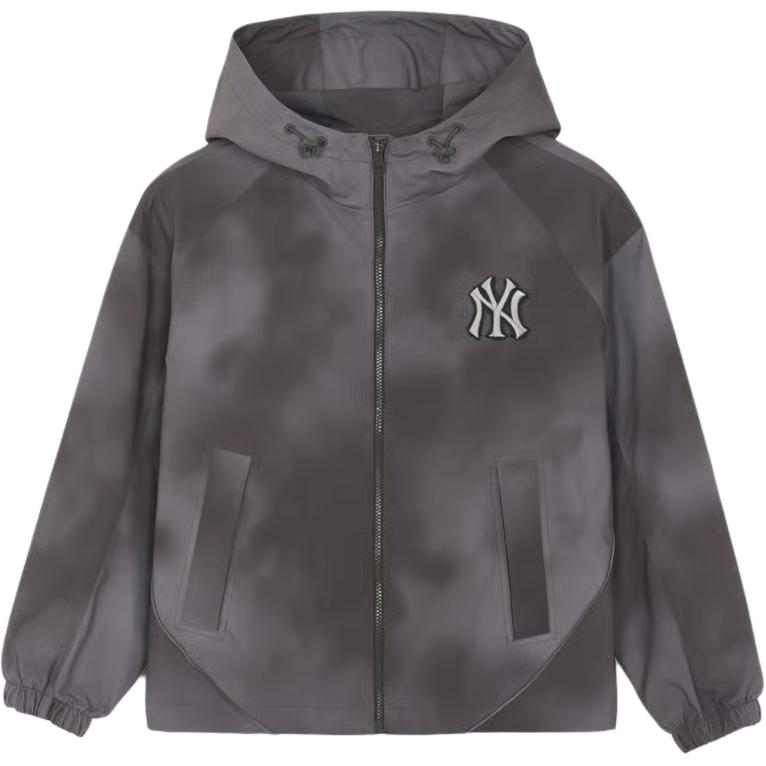 MLB Letter Logo Loose Fit Hooded Long Sleeve Jacket Unisex Jackets 3AWJV0354-50CGL