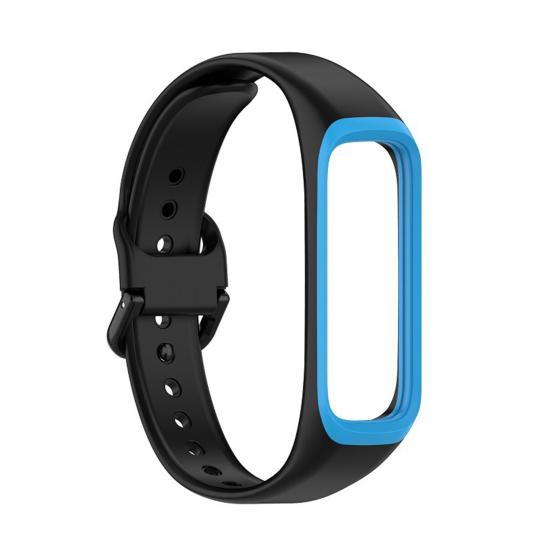 Pasek do zegarka R220 Oddychający, odporny na pot sportowy pasek do zegarka z ruchomą ramką do Samsung Galaxy Fit2