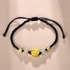 Handmade Chinese Auspicious Cloud Hetian Jade Bracelet - Elegant Design for Girls