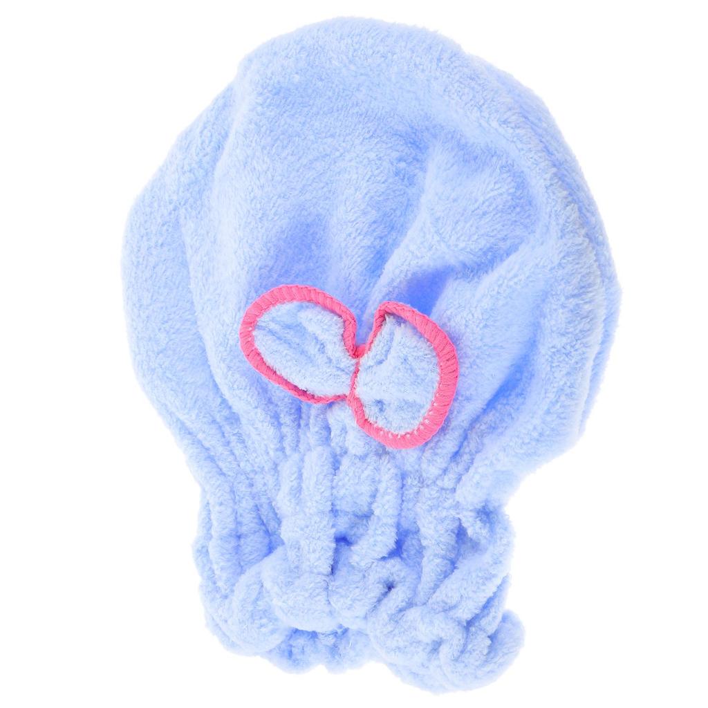 Waterproof Dry Hair Cap Plopping Towel Curly Elastic Shower Absorb Kids Child Caps