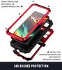 Capa Blindada à Prova de Choque R-just para Iphone Air 17 16 15 14 Plus Pro Max Capa Suporte Proteção de Corpo Inteiro Revestimento de Silicone Para-choque de Metal