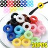 Silicone Anti Slip Ear Hooks for Eyeglasses Round Design Nose Pad Cushions Comfort Upgrade