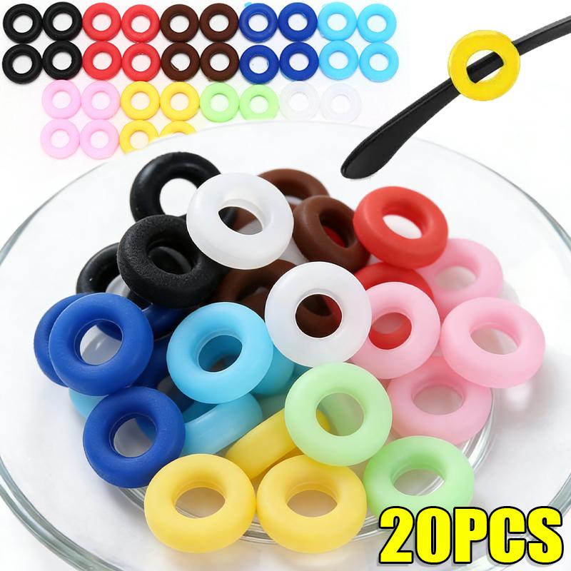 Silicone Anti Slip Ear Hooks for Eyeglasses Round Design Nose Pad Cushions Comfort Upgrade