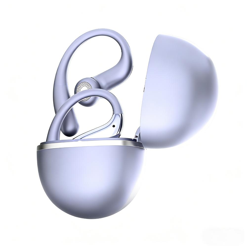 

True Wireless Headphones Bluetooth V6.0 Earphones Ear-Hook In-Ear Design Audio Bass Lightweight Earbuds with Mic Long-life