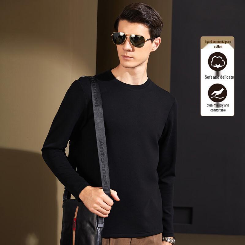

Antonio Men s Liquid Ammonia Cotton Long Sleeve T-Shirt XL