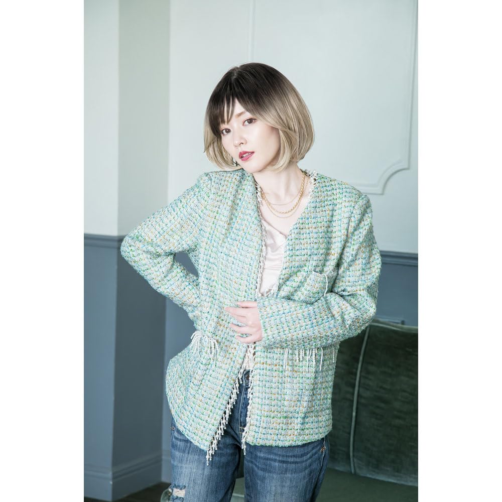 

Priscilla All Wig Effortless Bob Wig Black Honey Gradient A-711 Heat-resistant