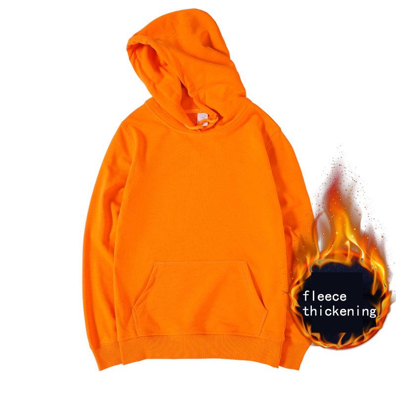 Winter Lässiger Kapuzenpullover Verdickter Fleece-Pullover für Männer und Frauen Rundhals-Sport-Langarm-Paarpullover