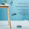Portable Cute Straw Water Bottle for Boys - Summer Cup for Primary School Students
