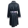 LEONARD Excellent Condition 0628350 Nylon and Silk Belted Spring Coat Coat 3 NavyUsed