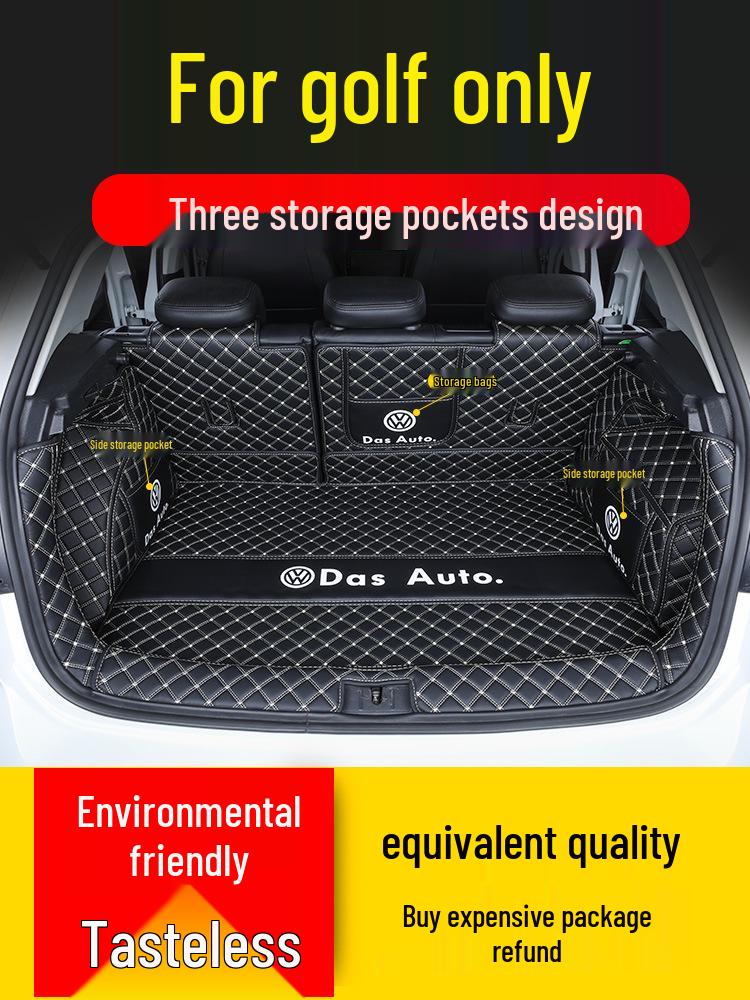 Volkswagen Golf Trunk Mat: Full Coverage for Gen 6, 7, 7.5, and 8 R-Line/Pro, and Golf Variant Models.