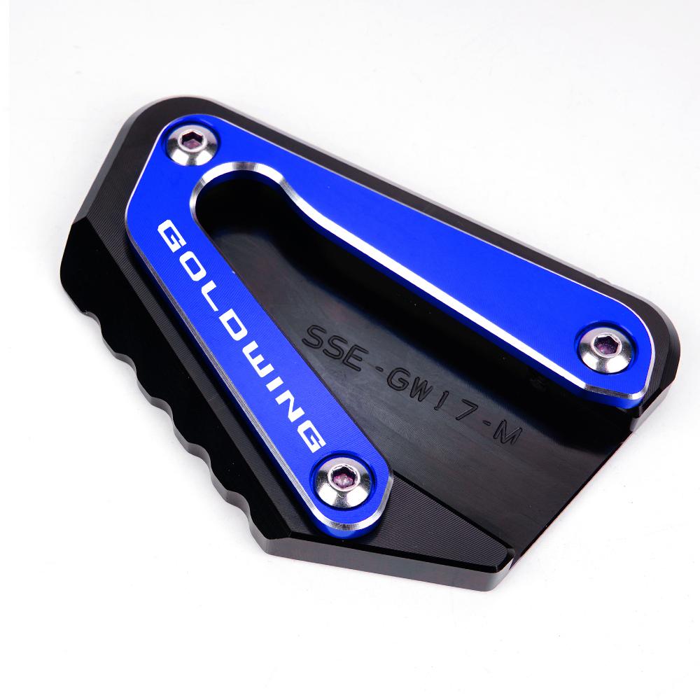 Motorcycle Accessories Side Stand Pad Plate Kickstand Enlarger Support Extension For Honda Goldwing 1800 GL1800 F6B