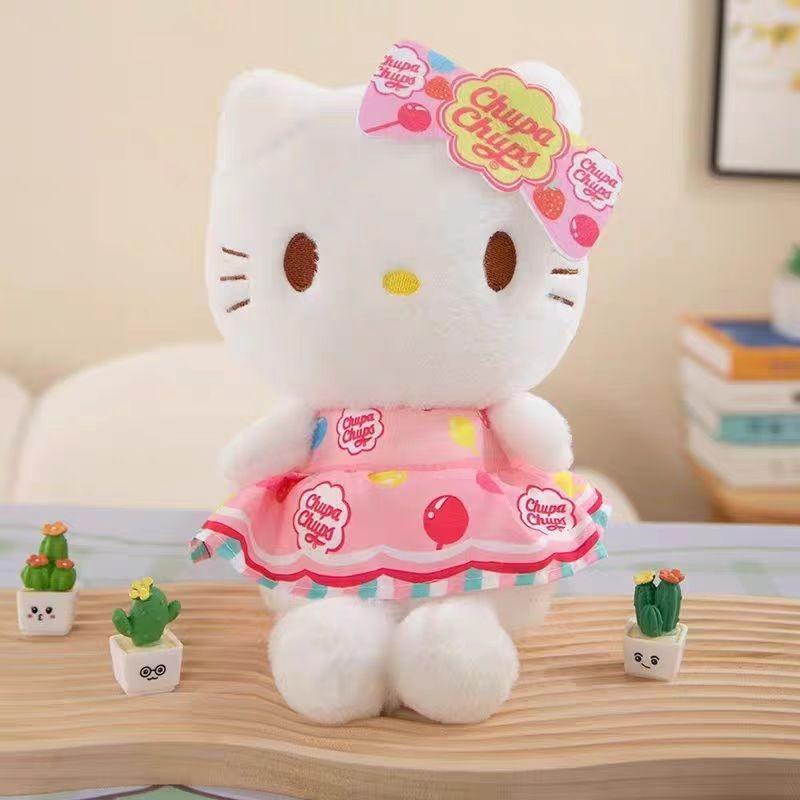 Hello Kitty My Melody Plush Toy With Soft Short Pile For Collector Display And Gift Use