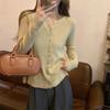 Cardigan in Maglia Fine KANING con Scollo a V e Maniche Lunghe da Donna - Maglione Autunno 2025
