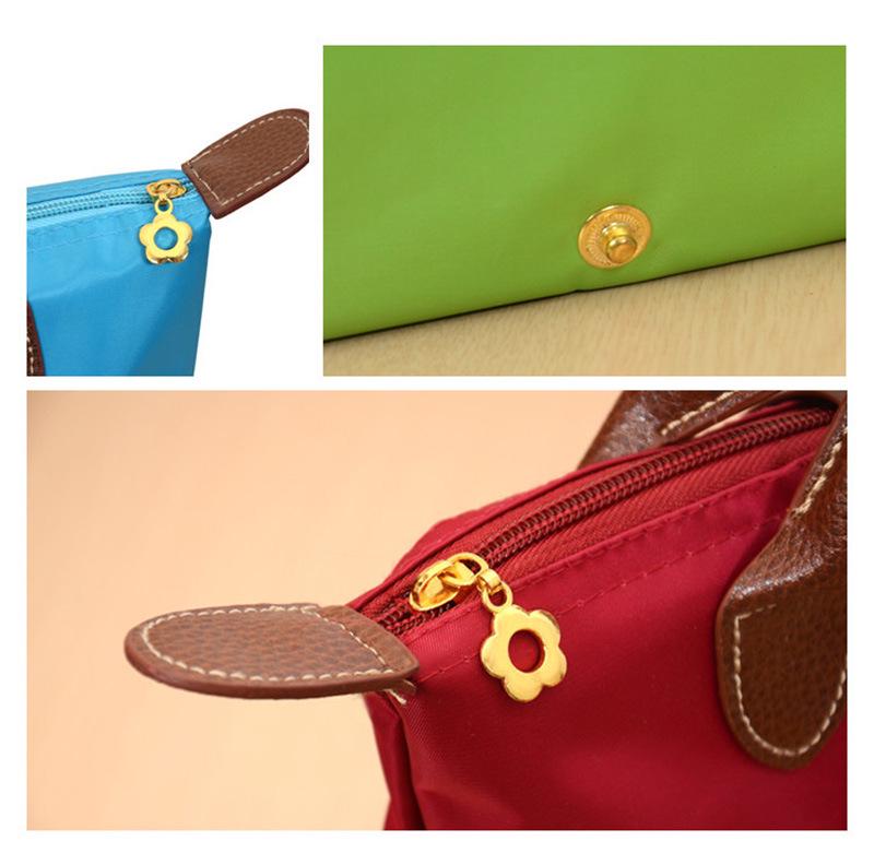 Women's Nylon Folding Shoulder Bag: Waterproof, Versatile for Gym, Sports, Shopping, and Storage
