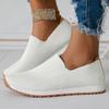 New Spring and Autumn Flying Weaving Women's Shoes Women's Single Shoes Comfortable Casual Shoes Women's One Pedal