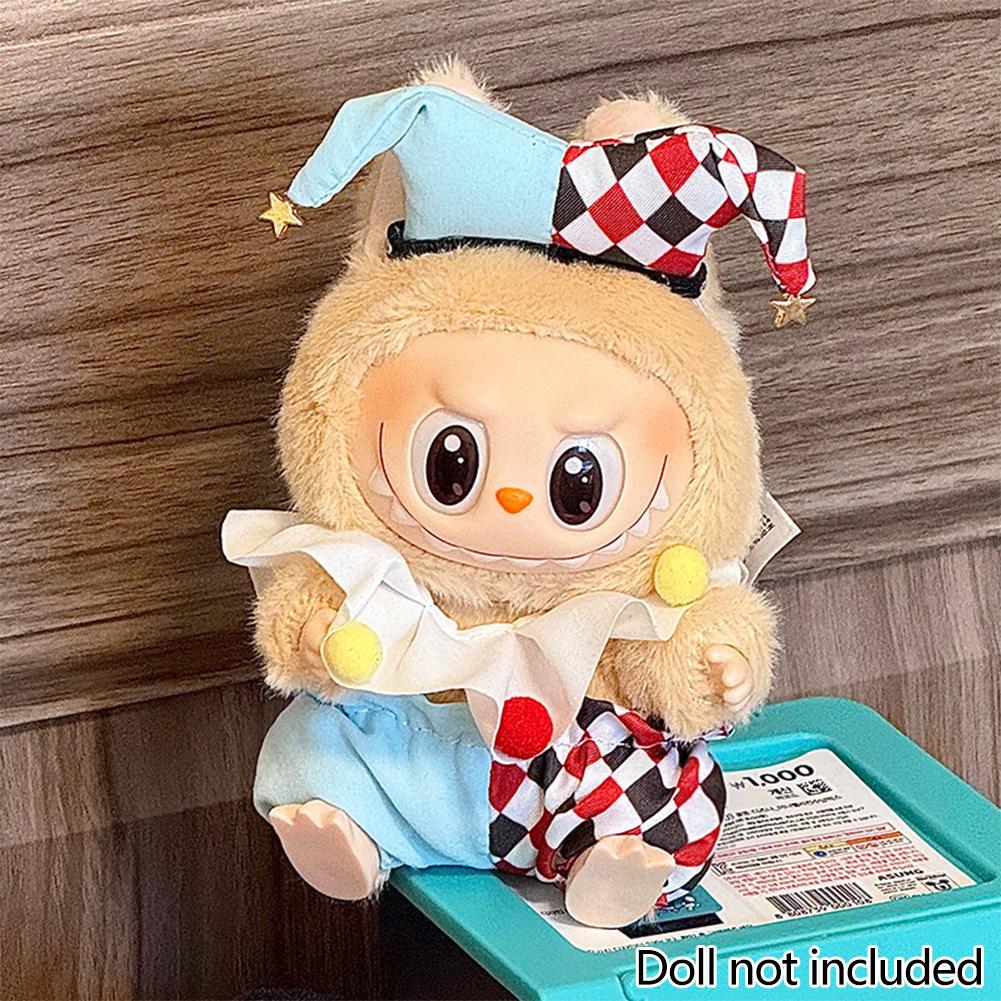 

Для 17см куклы Лабубу Одежда Модная одежда Комбинезоны Одежда для кукол Подходящее по цвету платье Аксессуары для кукол Милое украшение Маленькая одежда 01#