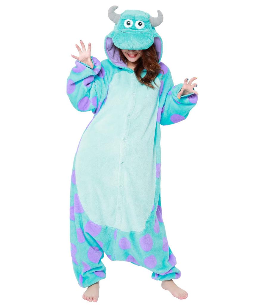 Sazac Fleece Adult Kigurumi Disney Monsters, Inc. [Sulley]