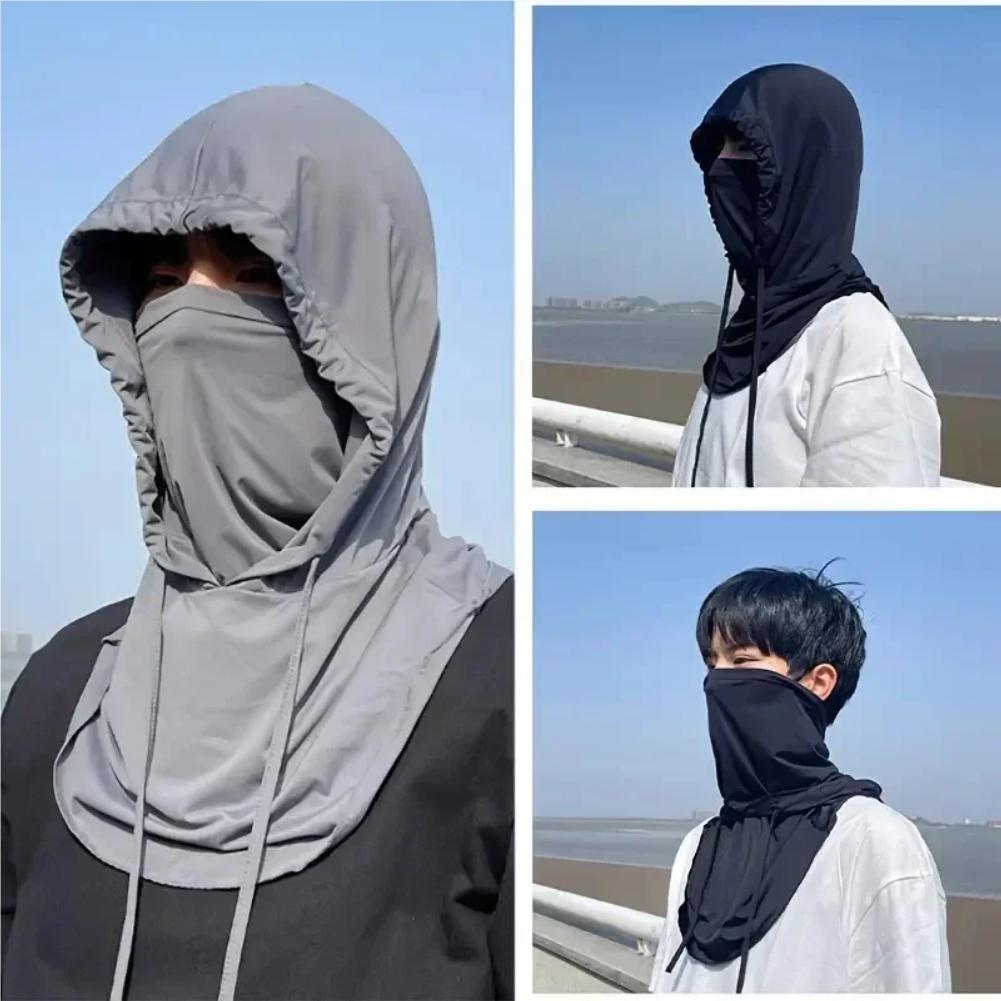 1Pcs Autumn 360° Lightweight Comfortable Hood Sun Protection Shroud Mask for Outdoor Activities Fishing Surfing Cycling Hiking
