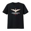 Cool Military Flying Eagle Crown Aeronautic Print Streetwear Casual T Shirt Vintage Stretched Comfortable Stylish Homme