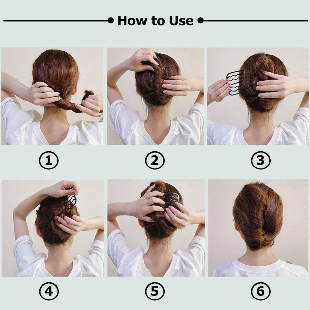 1 Stück/8 Stück Frau U-Form Haarstyling-Werkzeug Haarstäbe Flechten Twist Haarkamm Frauen Haarschmuck DIY Lockenornamente