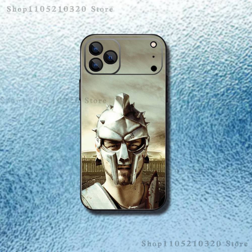 Movie G-Gladiator 2 Phone Case For iPhone 17,16,15,14,13,12,Pro,Max,Plus,E,SE4,Air,Mini Black Soft Box