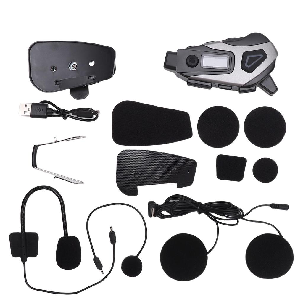 Motorcycle Water Proof Helmet Camera IPX8 with Bluetooth Headset 1080P HD Video Recorder Wireless Earphone Intelligent
