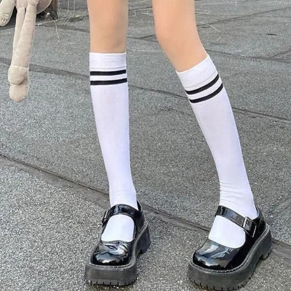 Women s stretchy, fitted knee socks below the knee style FREE
