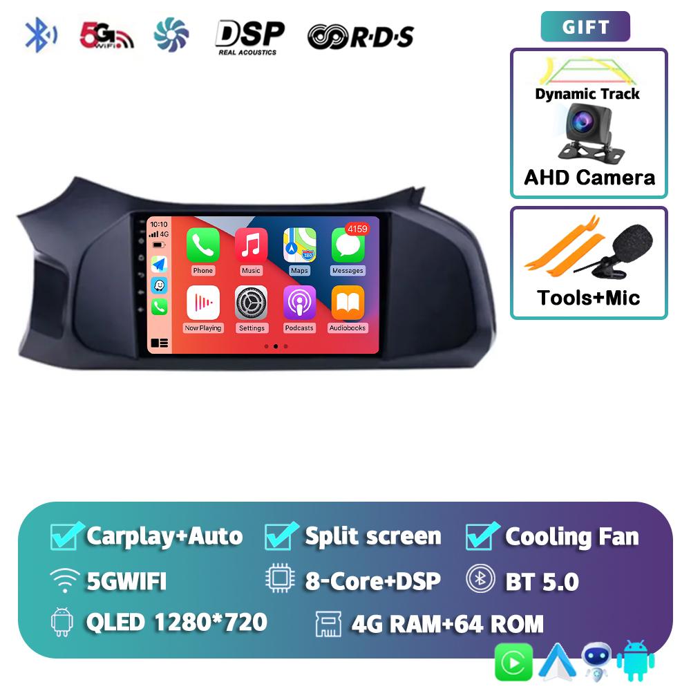 Android 14 CarPlay Car Radio For Chevrolet Onix 2012-2014 2015 2016 2016- 2019 GPS 2din Multimedia Video Player 2 Din Stereo 4G