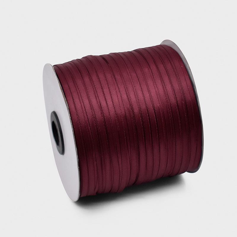 0.3cm Encrypted Polyester Satin Ribbon for Clothing and DIY Accessories