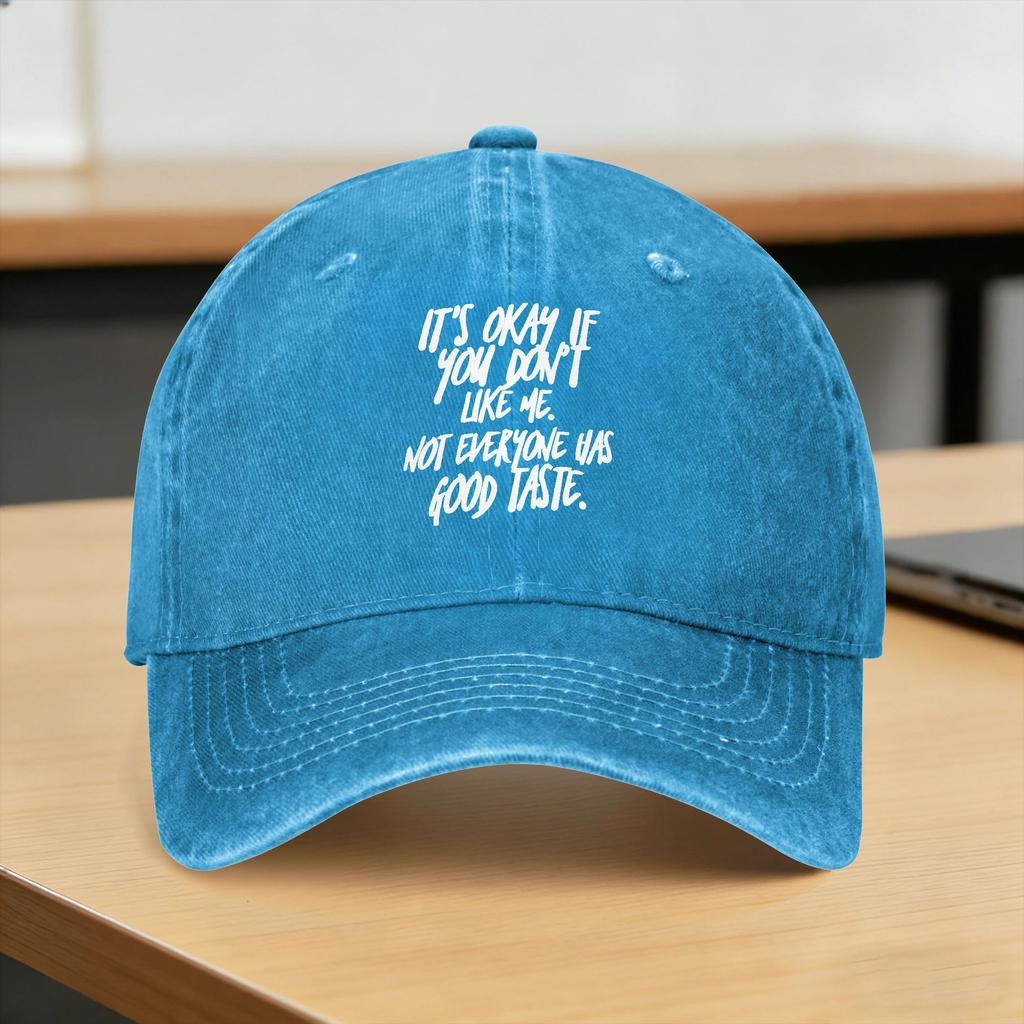 Baseball Cap Its Okay If You Dont Like Me Summer Fashion Hip Hop Hats  FeUnisex Unisex Running Hippie SunProof Snapback Cap