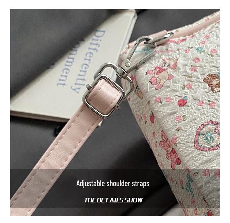 2025 New Cartoon Bear Print Backpack - Cute, Casual, and Stylish for Students