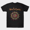 T-shirt da uomo nera stampata Alice In Chains Stampa su carta transfer senza taglio T-shirt in cotone