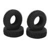 4Pcs RC Rubber Tires Wear Resistant Stable Driving RC Car Tires for FMS FCX24 124 Climbing Car