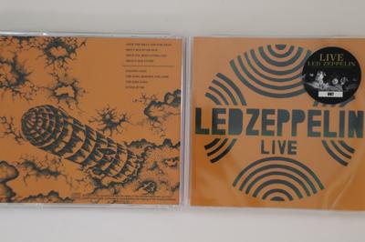 CD LED ZEPPELIN - Live NONEPROMO NOT ON LABEL Non Japan Rock Used