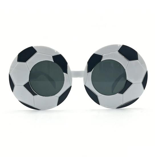Football Party Glasses Decorative Lightweight Glasses Funny Eye-Catching Styling Party Supplies for Soccer Game