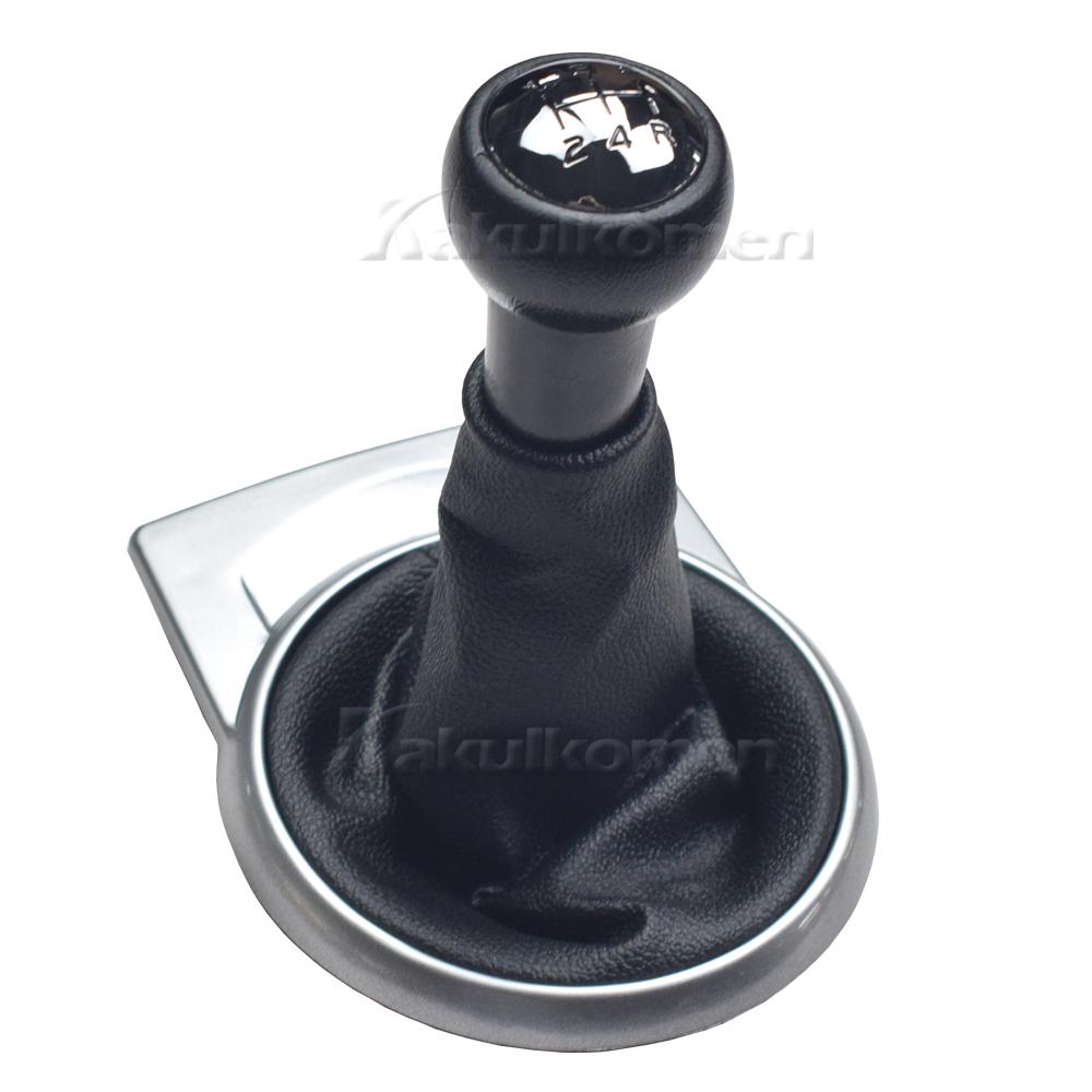 

For Citroen C4 MK1 2004 2005 2006 2007 2008 High Quality 5 Speed Stick Gear Shift Knob With Leather Boot Collar Case Car-Stying Manual 5 Speed