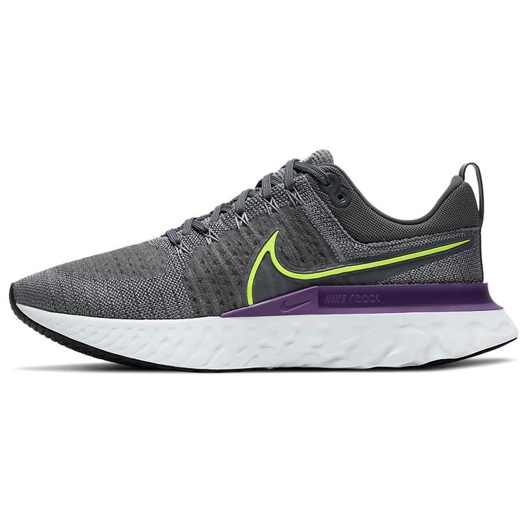 

Новые Nike React Infinity Run Flyknit 2 Серый Вольт Дикая Ягода CT2357-004 46