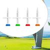 4pcs Plastic Golf Tees Height Adjustable Ball Tees Stable Golf Training Ball Tees Stand for Golfers Practice Accessories