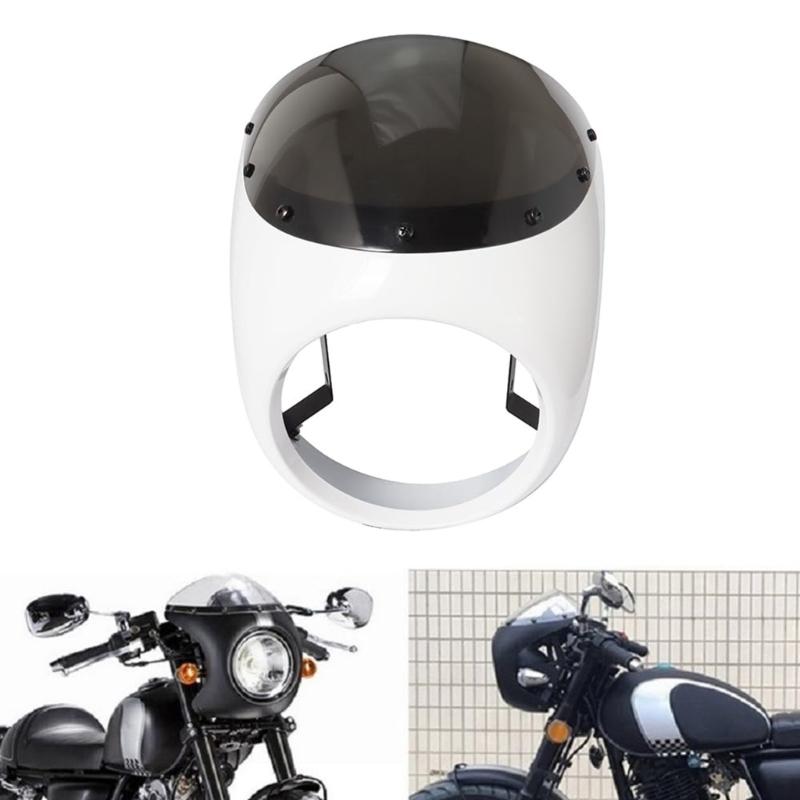 Motorcycle Headlight Windshield Wind Deflector Replacement Windshield Fairing Motorbike Accessories Easy Installation