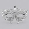 Luxurious Alloy Full-face Mask, Halloween Party, Birthday Masquerade, Bride's High-end Mask