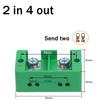 Single Phase 2-in 4 / 6 / 8 / 12 Outgoing Terminal Box Household Distribution Box Junction Box Terminal Block 220 V