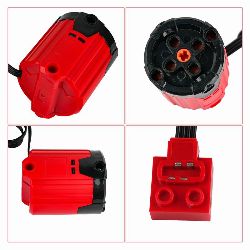 8882 XL Motor Rot PLus Bausteine MOC Technik Teile Power Functions Power Motor für logoeds DIY Auto LKW Power Up