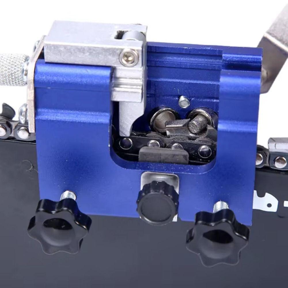 Portable Hand-cranked Chain Grinder Quick Sharpening Chain Grinder Hand Chain Sharpener for Chain Saws 3pcs Sharpening Heads