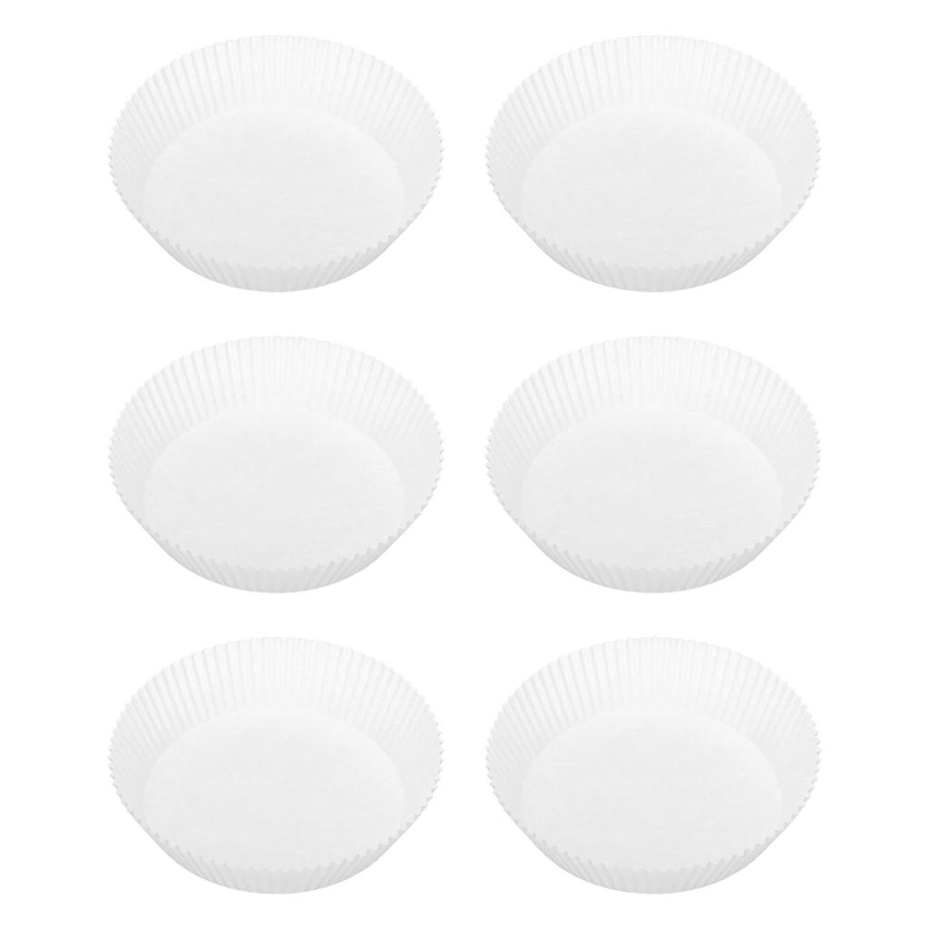 50PCS Disposable Paper Liner Non Stick Kitchen Baking Fryer Oil Paper for Dessert ShopWhite