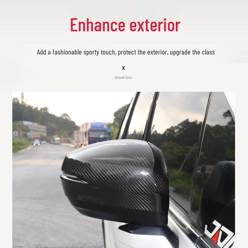 Tantan Carbon Fiber Rearview Mirror Shell for GAC Honda Odyssey - Dry Real Carbon Fiber Exterior Modification